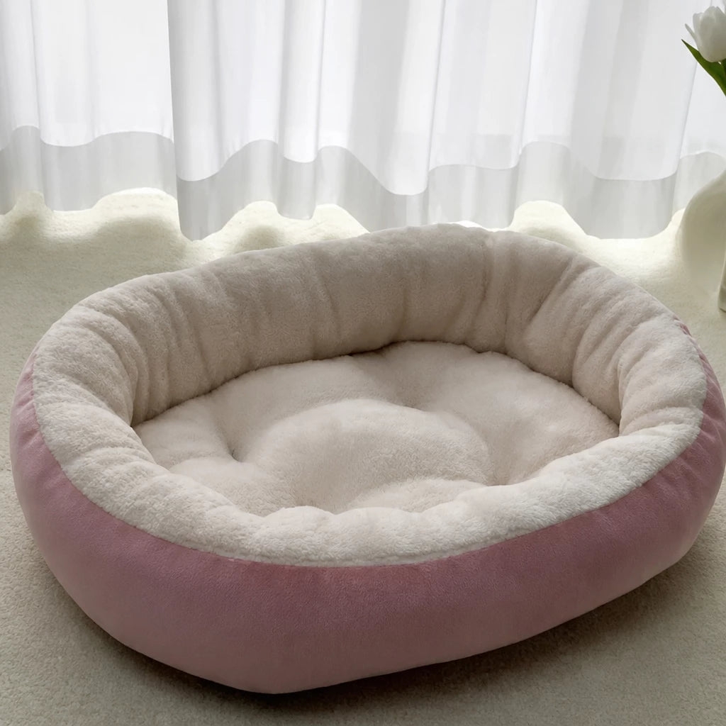 All-Season Dog & Cat Bed with Removable, Washable Cover