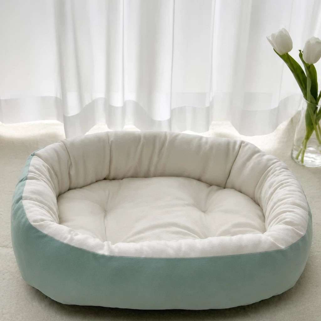 All-Season Dog & Cat Bed with Removable, Washable Cover