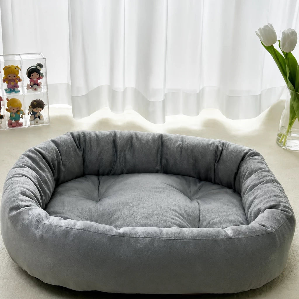 All-Season Dog & Cat Bed with Removable, Washable Cover