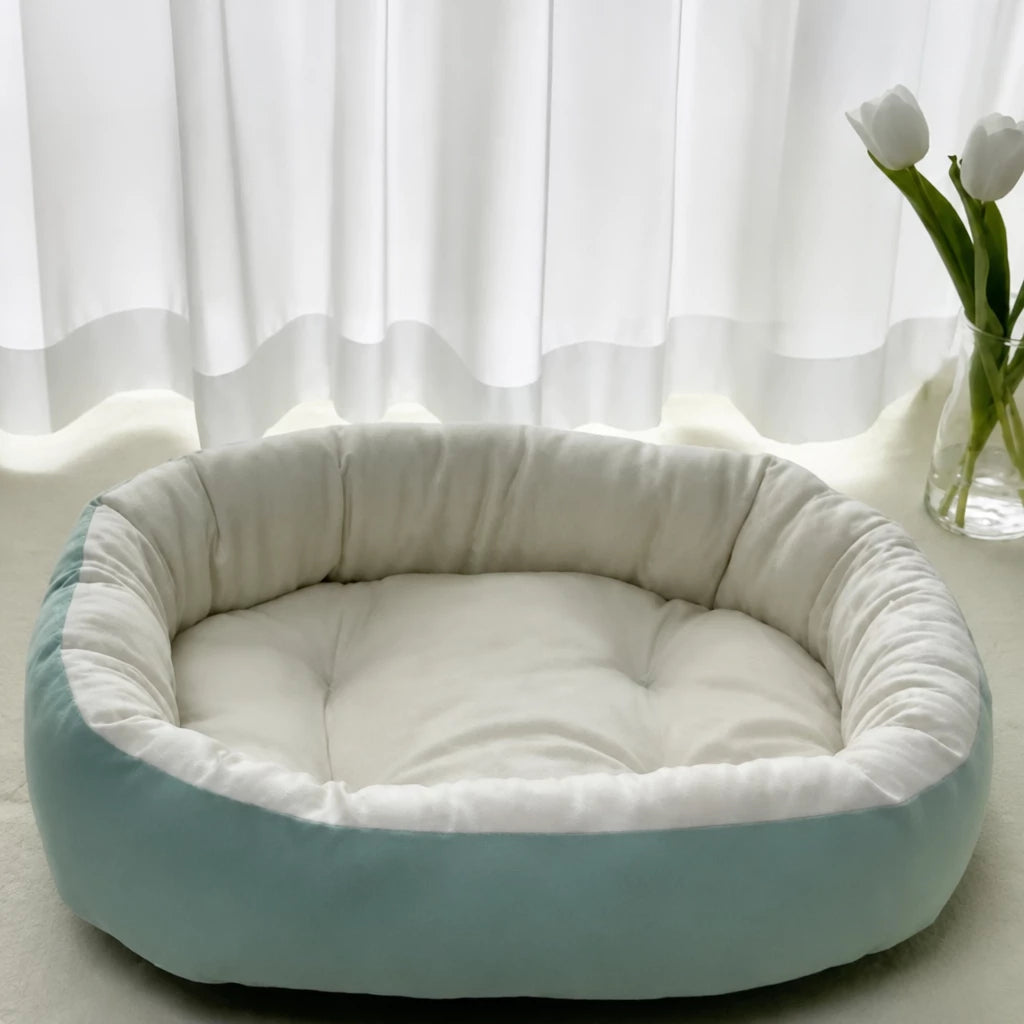 All-Season Dog & Cat Bed with Removable, Washable Cover