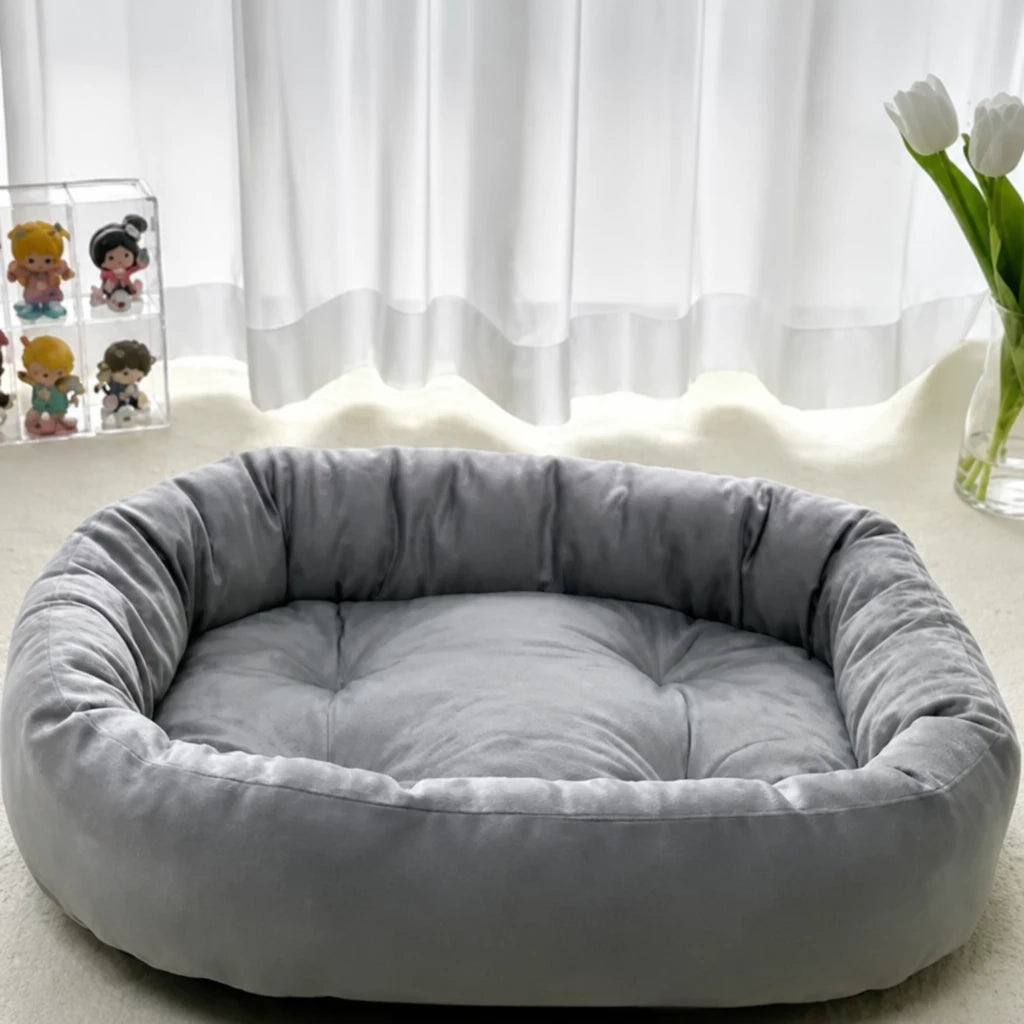 All-Season Dog & Cat Bed with Removable, Washable Cover