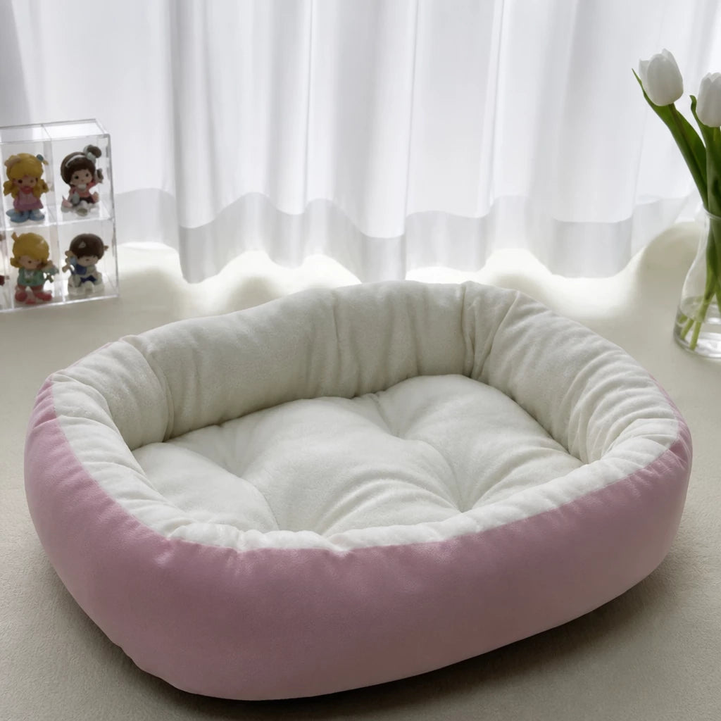All-Season Dog & Cat Bed with Removable, Washable Cover