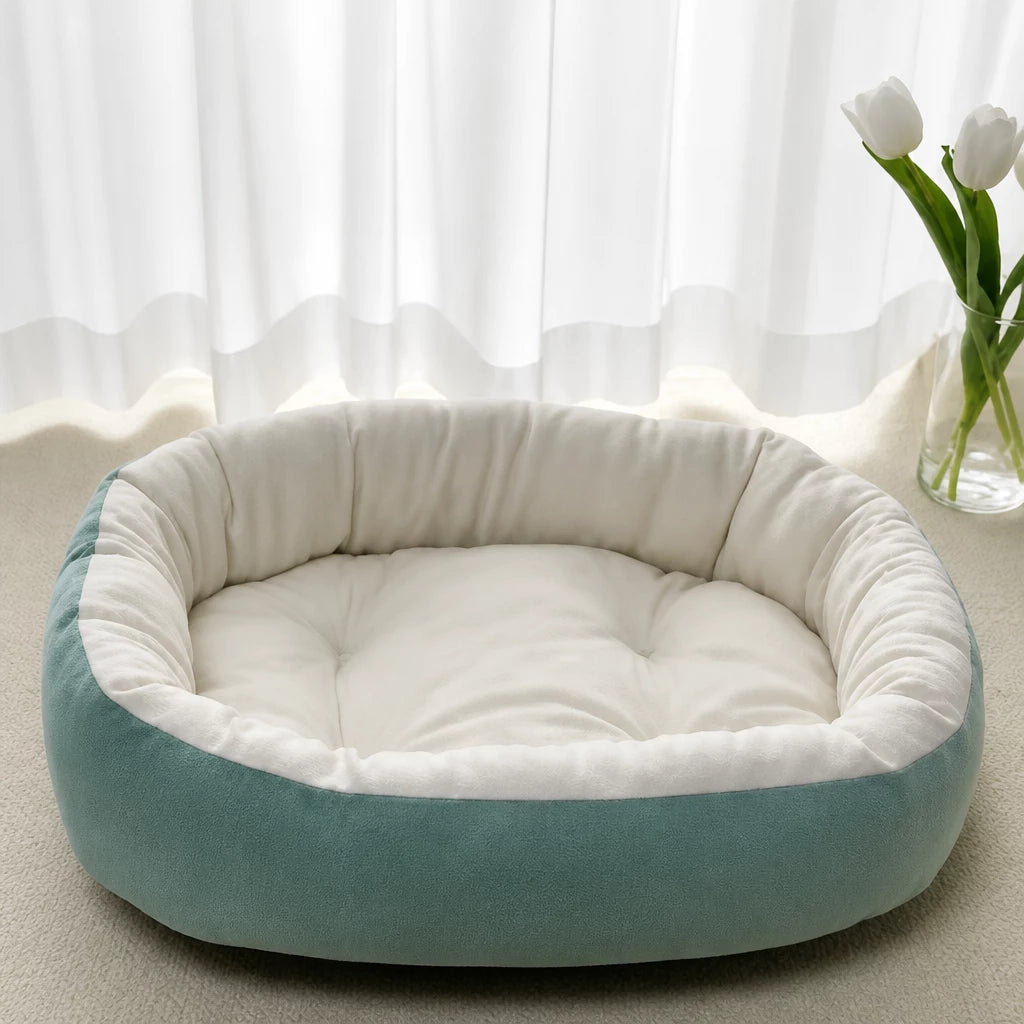 All-Season Dog & Cat Bed with Removable, Washable Cover
