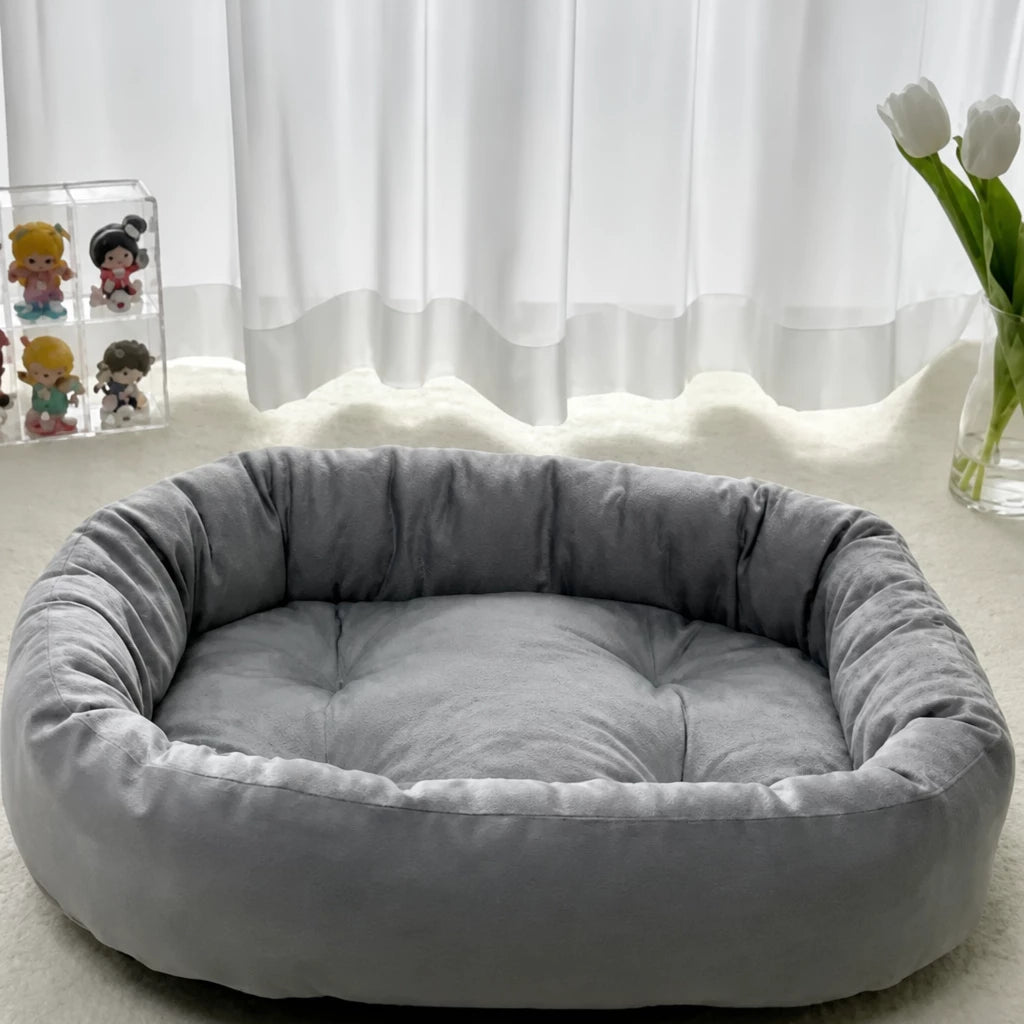 All-Season Dog & Cat Bed with Removable, Washable Cover