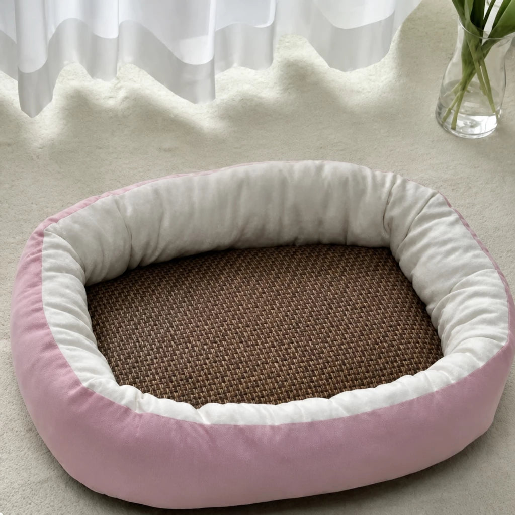 All-Season Dog & Cat Bed with Removable, Washable Cover