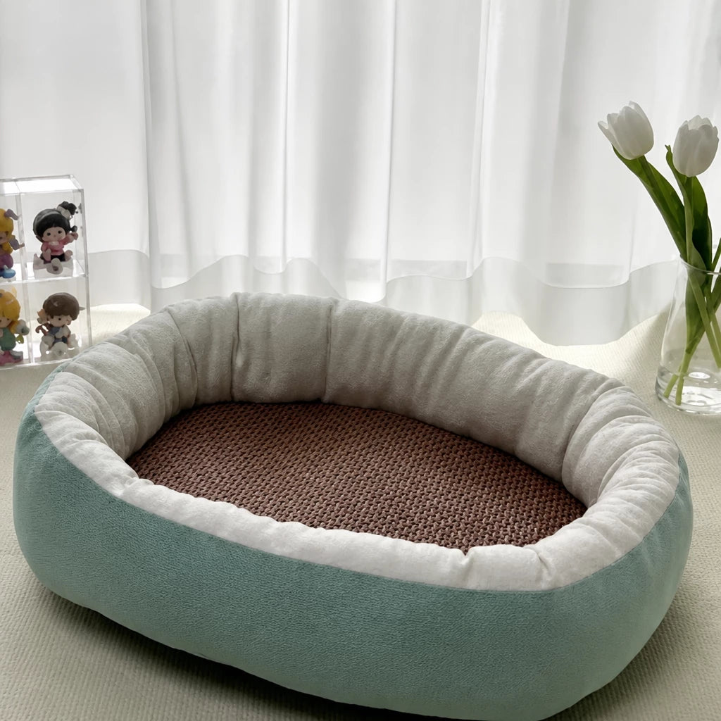 All-Season Dog & Cat Bed with Removable, Washable Cover