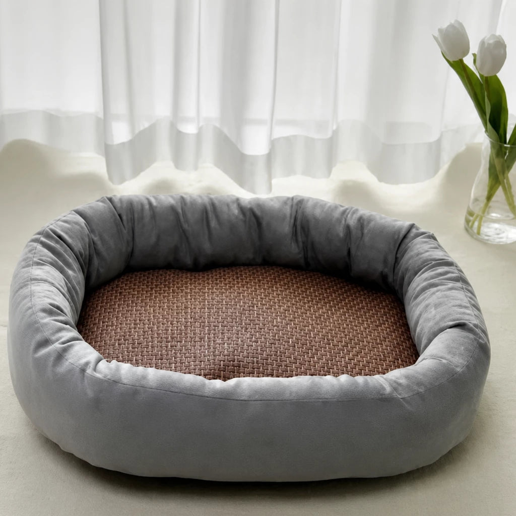 All-Season Dog & Cat Bed with Removable, Washable Cover