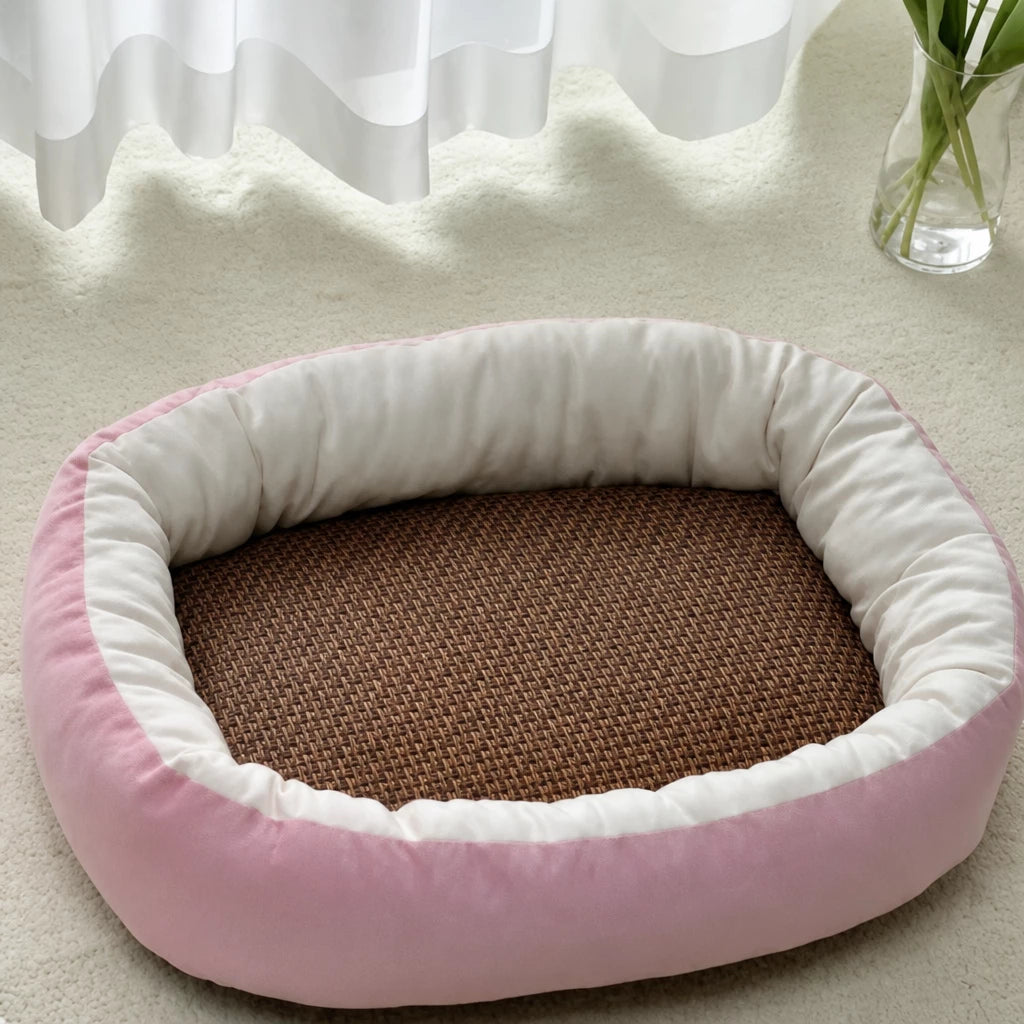 All-Season Dog & Cat Bed with Removable, Washable Cover