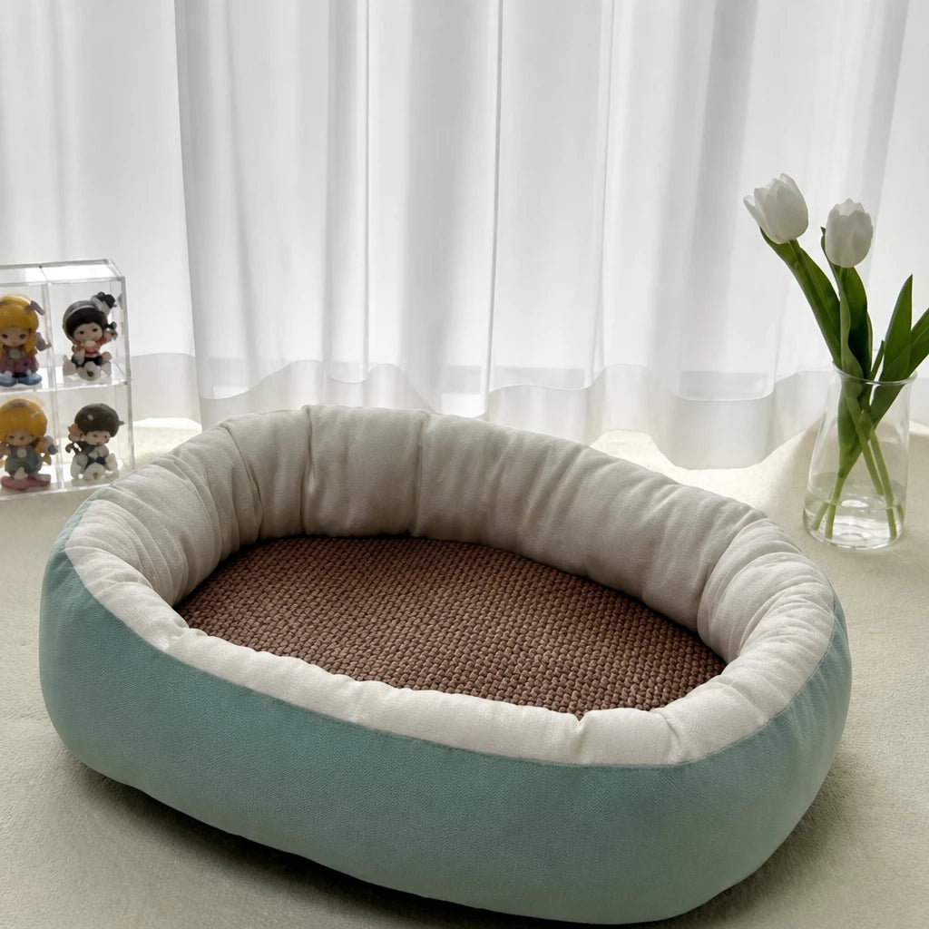 All-Season Dog & Cat Bed with Removable, Washable Cover