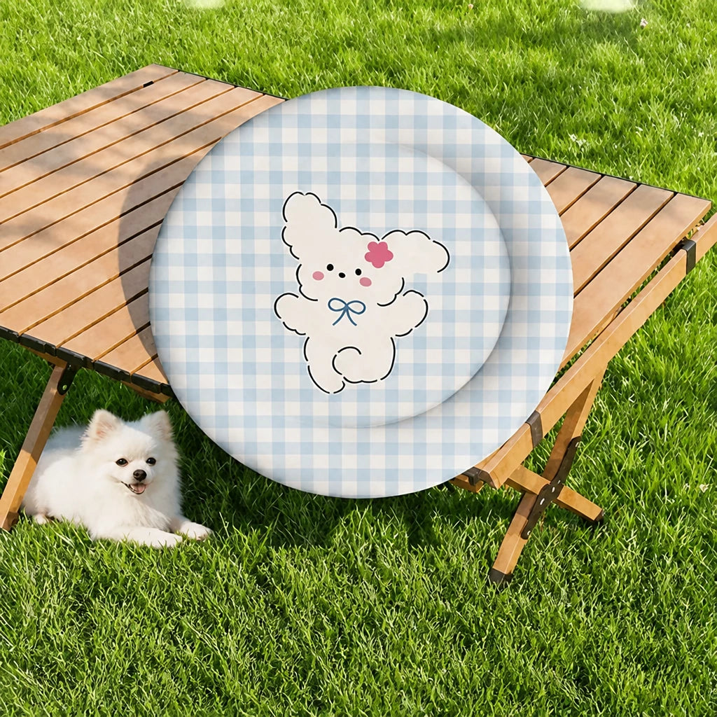 Round Nylon Pet Mat for Dogs and Cats
