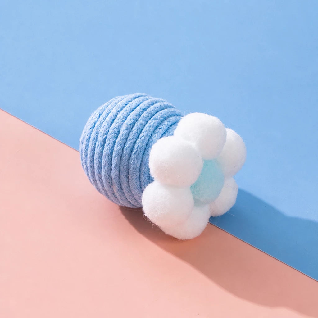 Flower Bell Ball Cat Toy