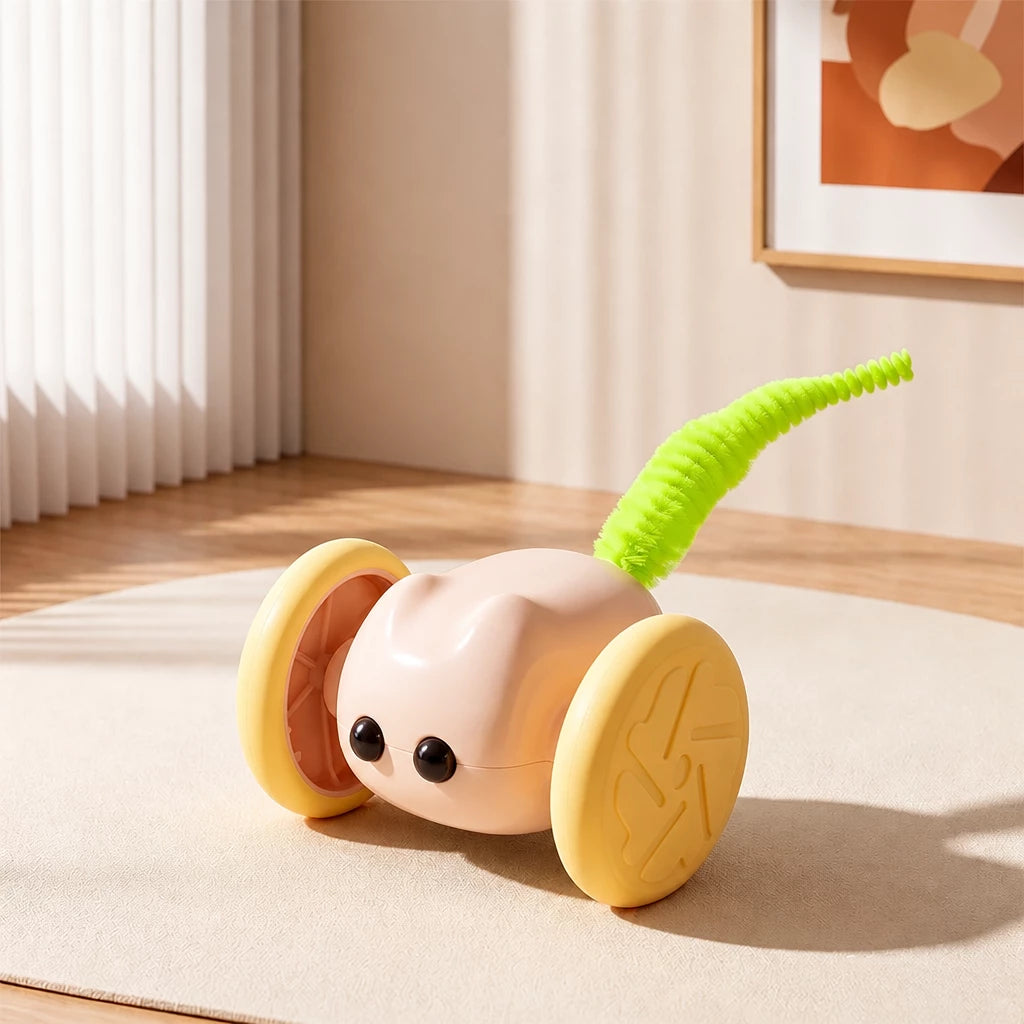 Rechargeable Interactive Cat Toy – Mouse & Car Designs