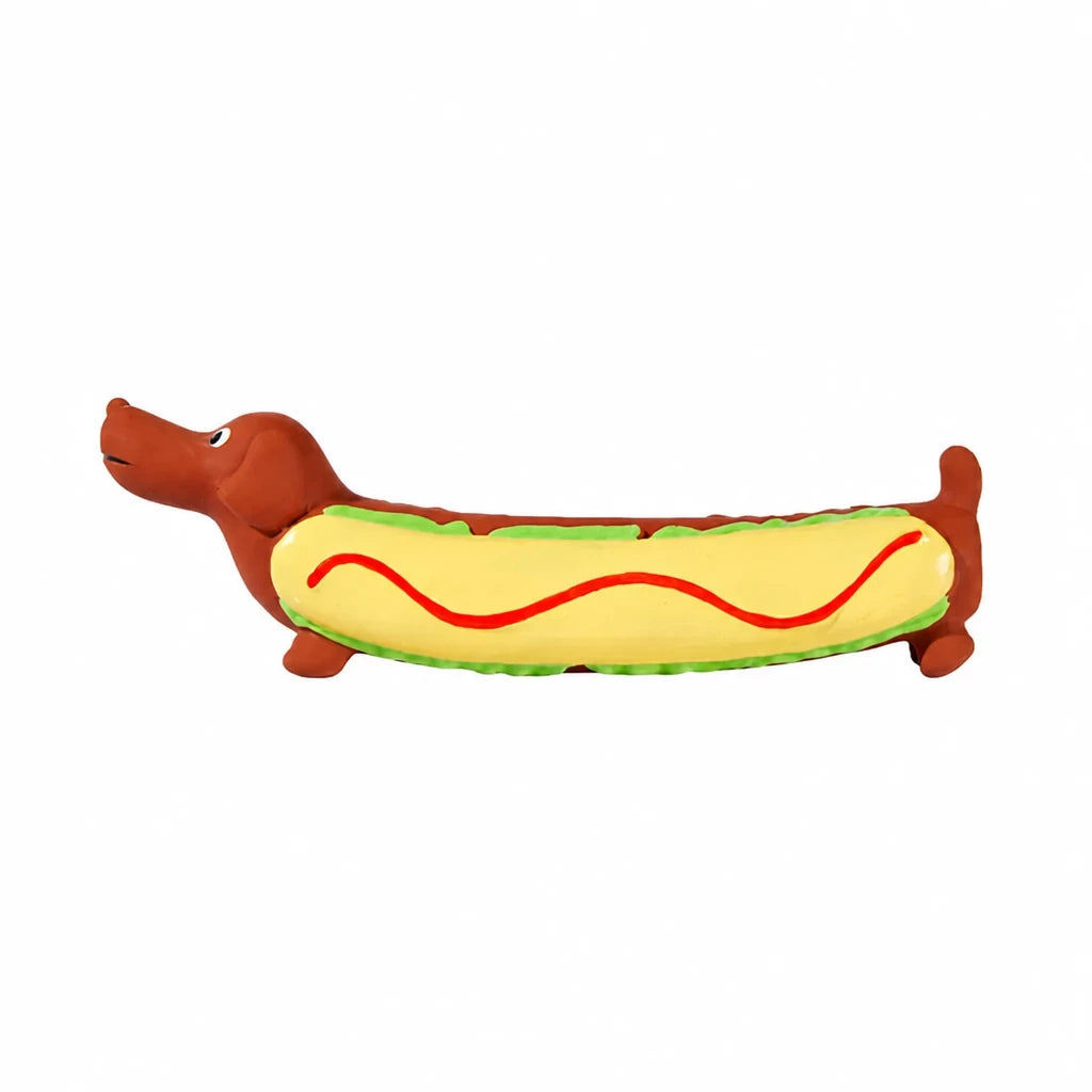 Long Latex Squeaky Dog Toy for Small and Medium Dogs