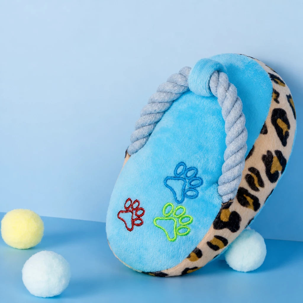 Plush Squeaky Dog Toy for Chewing and Interactive Play