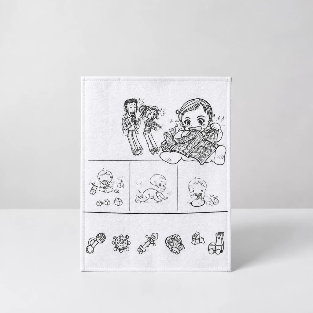 Squeaky Crinkle Dog Toy – Newspaper-Inspired Interactive Toy