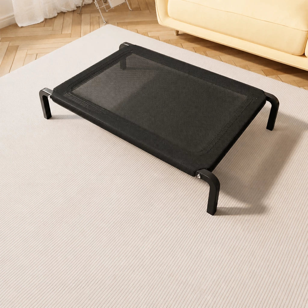 Elevated Pet Cot Bed with Removable Washable Nylon Cover
