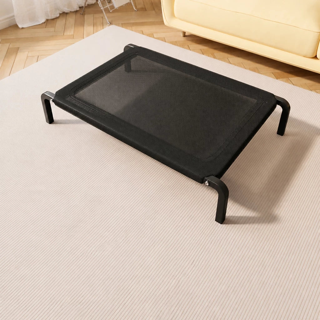 Elevated Pet Cot Bed with Removable Washable Nylon Cover