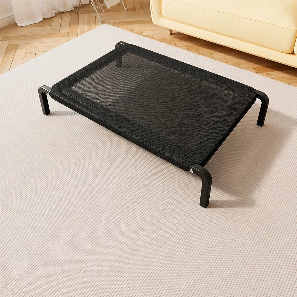 Elevated Pet Cot Bed with Removable Washable Nylon Cover