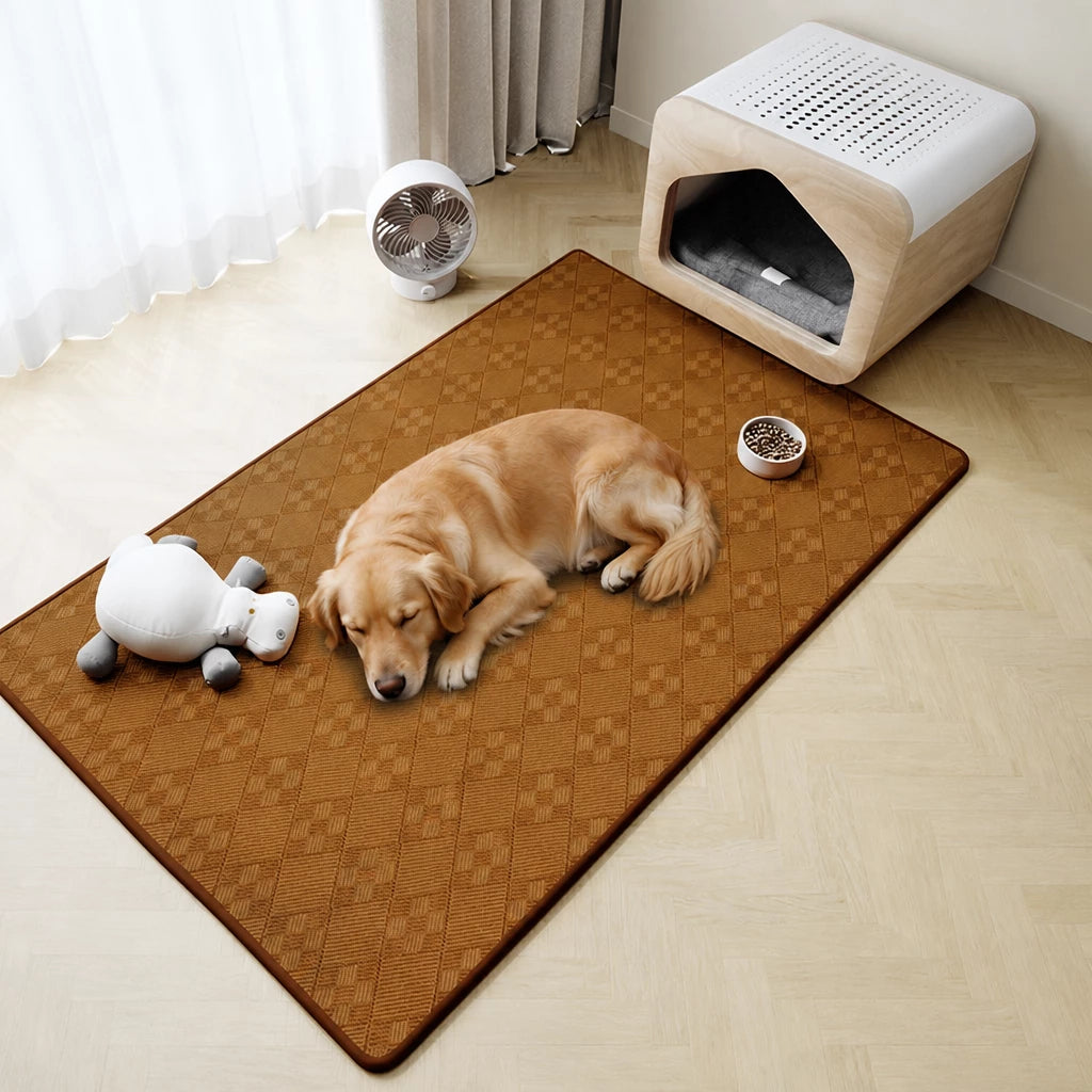Rubber Wood Pet Sleeping Mat for Dogs and Cats