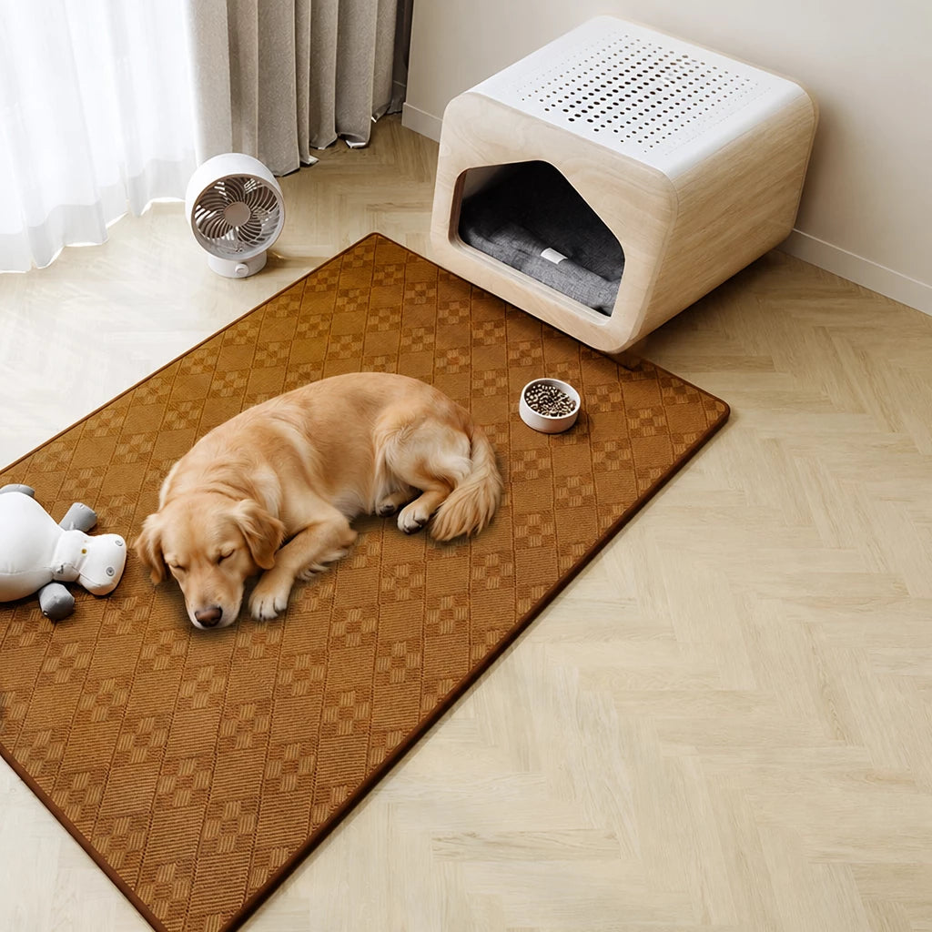 Rubber Wood Pet Sleeping Mat for Dogs and Cats