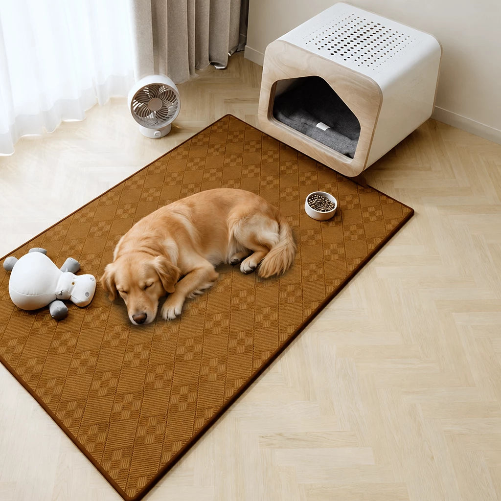 Rubber Wood Pet Sleeping Mat for Dogs and Cats