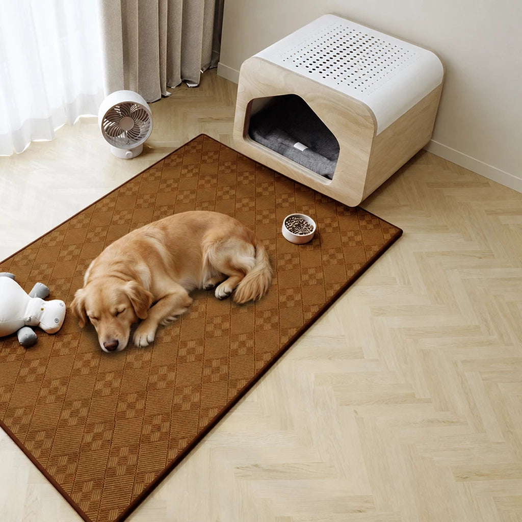 Rubber Wood Pet Sleeping Mat for Dogs and Cats