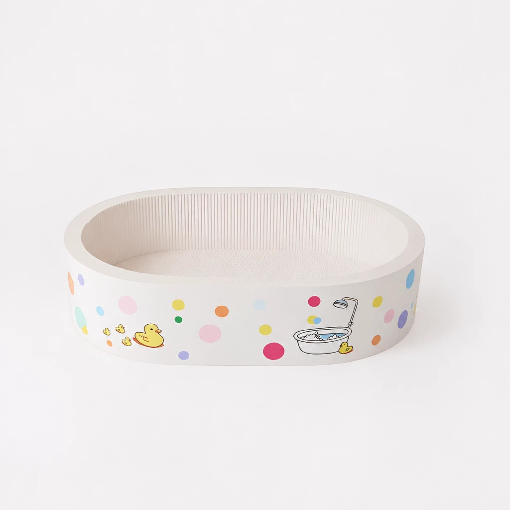 Deep Corrugated Paper Cat Scratcher Bed