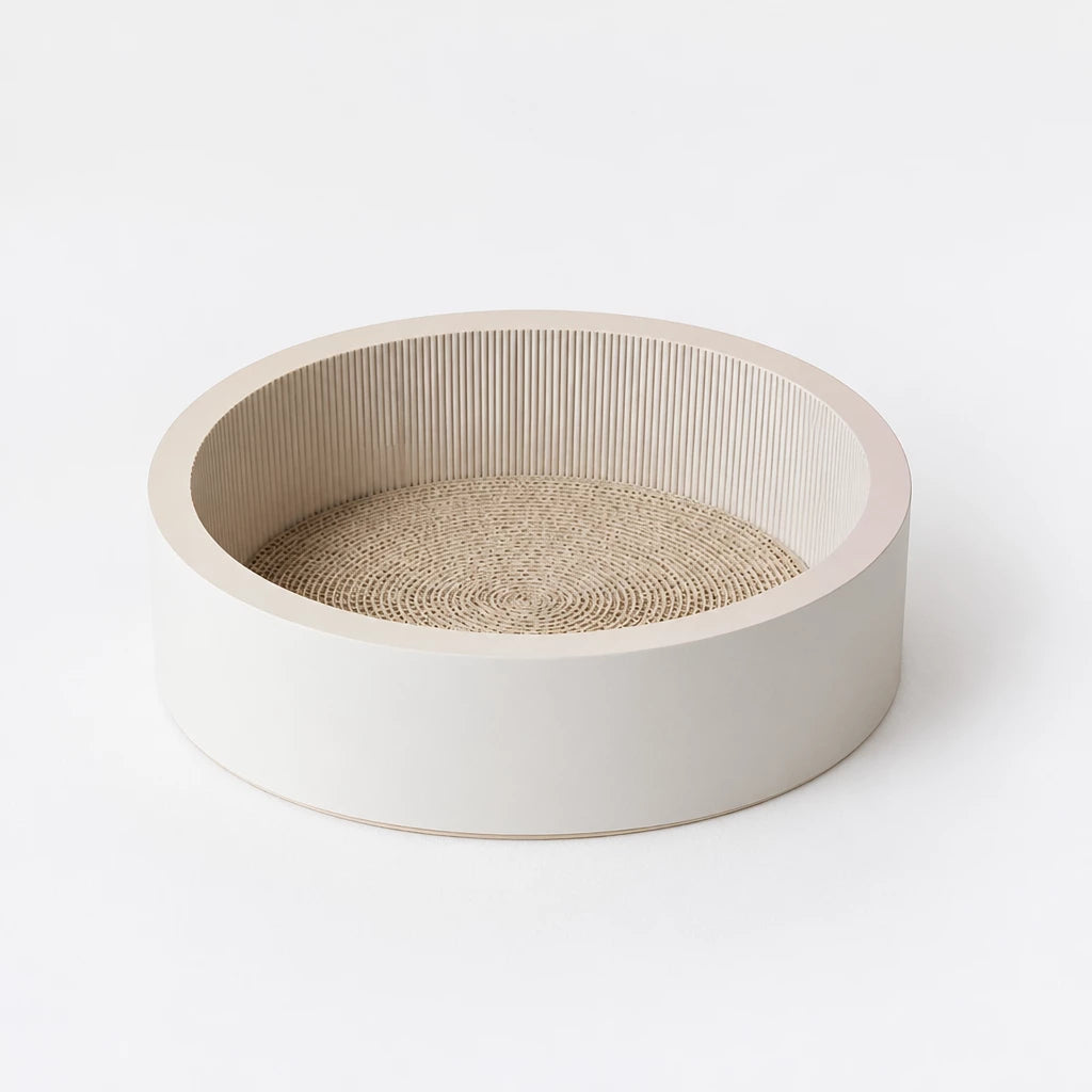Deep Corrugated Paper Cat Scratcher Bed