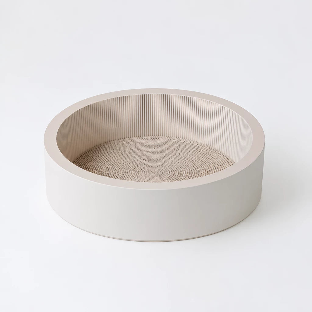 Deep Corrugated Paper Cat Scratcher Bed