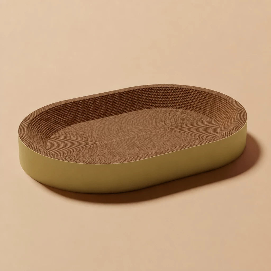 Cat Scratcher Bed with Integrated Lounger