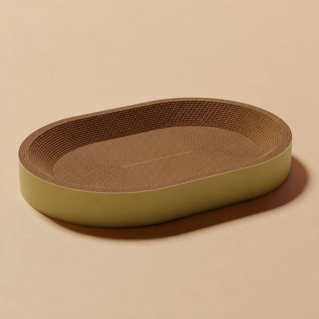 Cat Scratcher Bed with Integrated Lounger