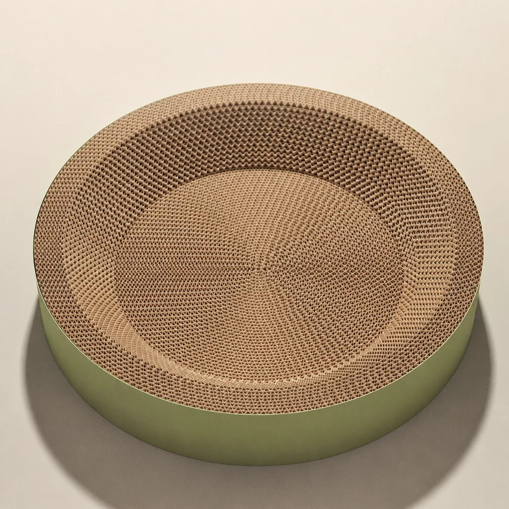 Cat Scratcher Bed with Integrated Lounger