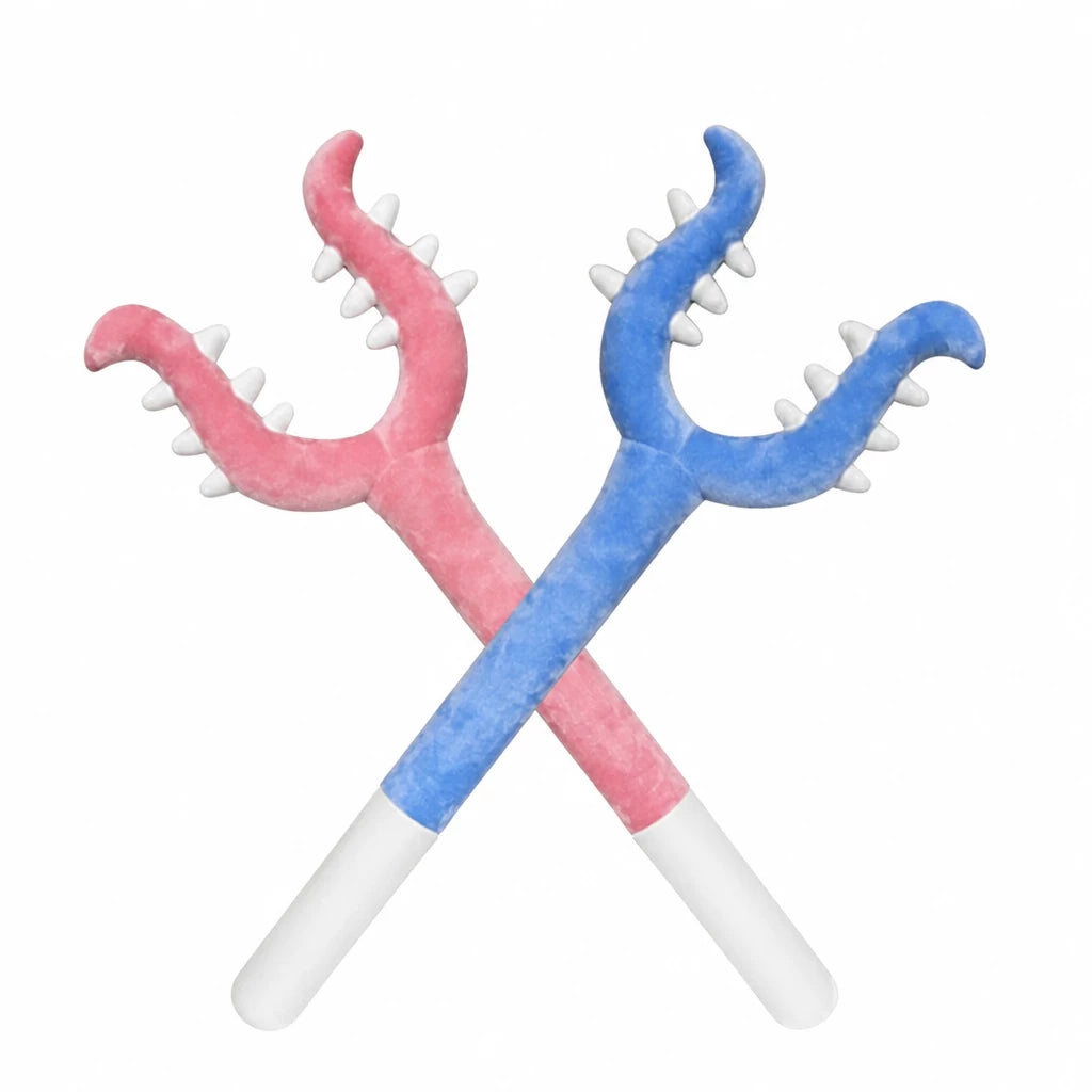 Plush Cat Teaser Wand Toy