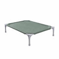 Elevated Dog Bed with Steel Frame and Breathable Fabric
