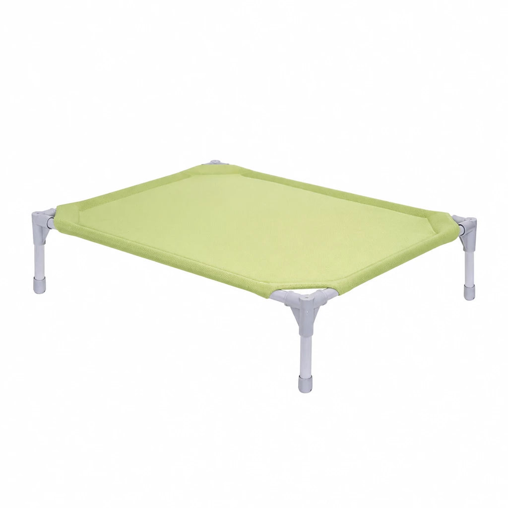 Elevated Dog Bed with Steel Frame and Breathable Fabric