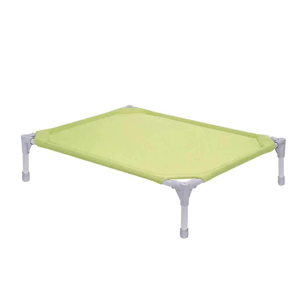 Elevated Dog Bed with Steel Frame and Breathable Fabric