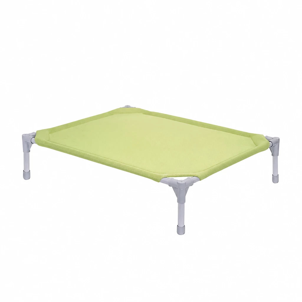 Elevated Dog Bed with Steel Frame and Breathable Fabric