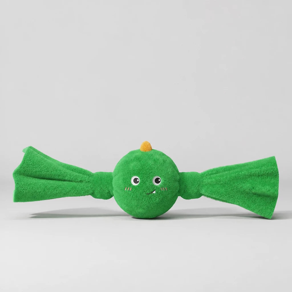 Squeaky Canvas Dog Tug Toy for Small and Medium Dogs