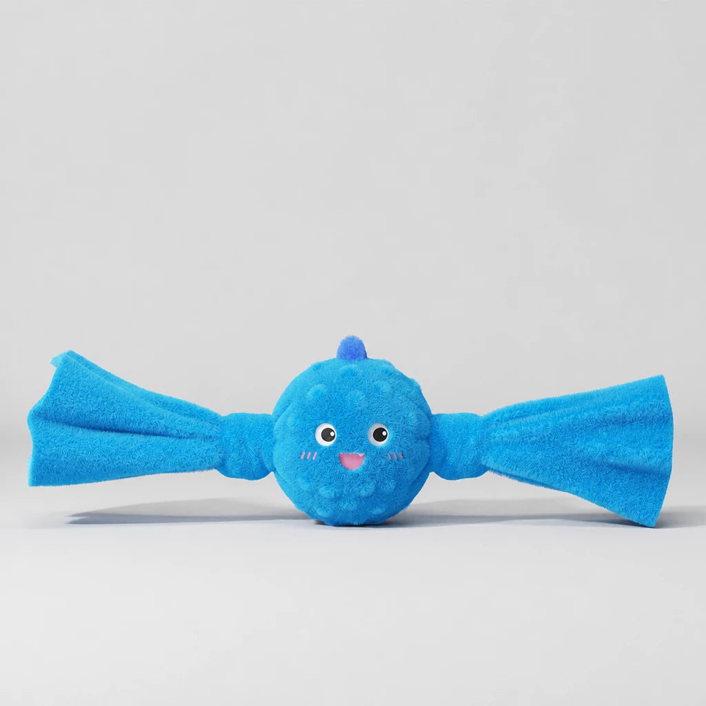 Squeaky Canvas Dog Tug Toy for Small and Medium Dogs