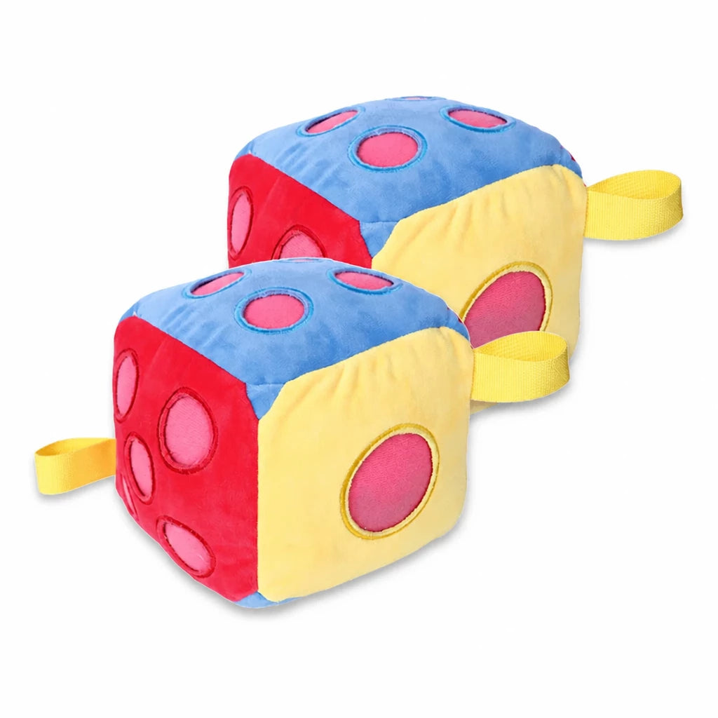 Interactive Treat-Dispensing Dice Dog Toy