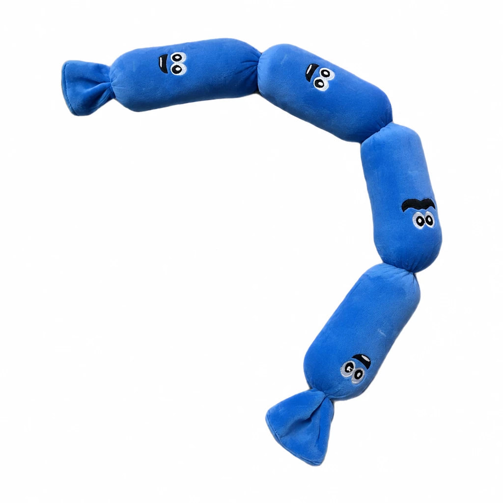 Four-Section Sausage Squeaky Tug Toy for Dogs