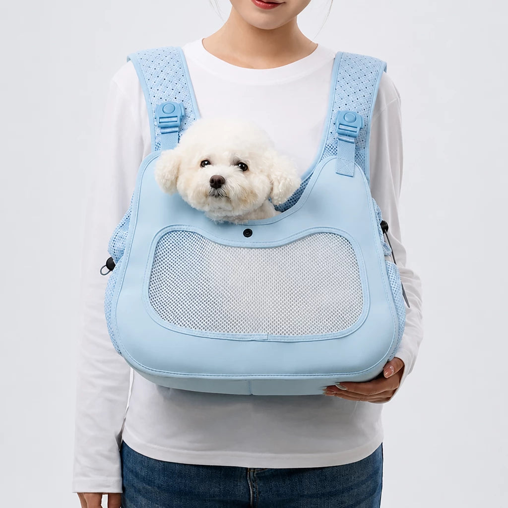 Portable Breathable Pet Carrier Backpack for Cats and Dogs