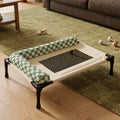 Portable Elevated Pet Cot for Dogs and Cats with Mesh Surface