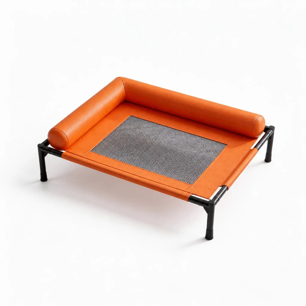 Raised Cot-Style Pet Bed for Small to Medium Dogs and Cats