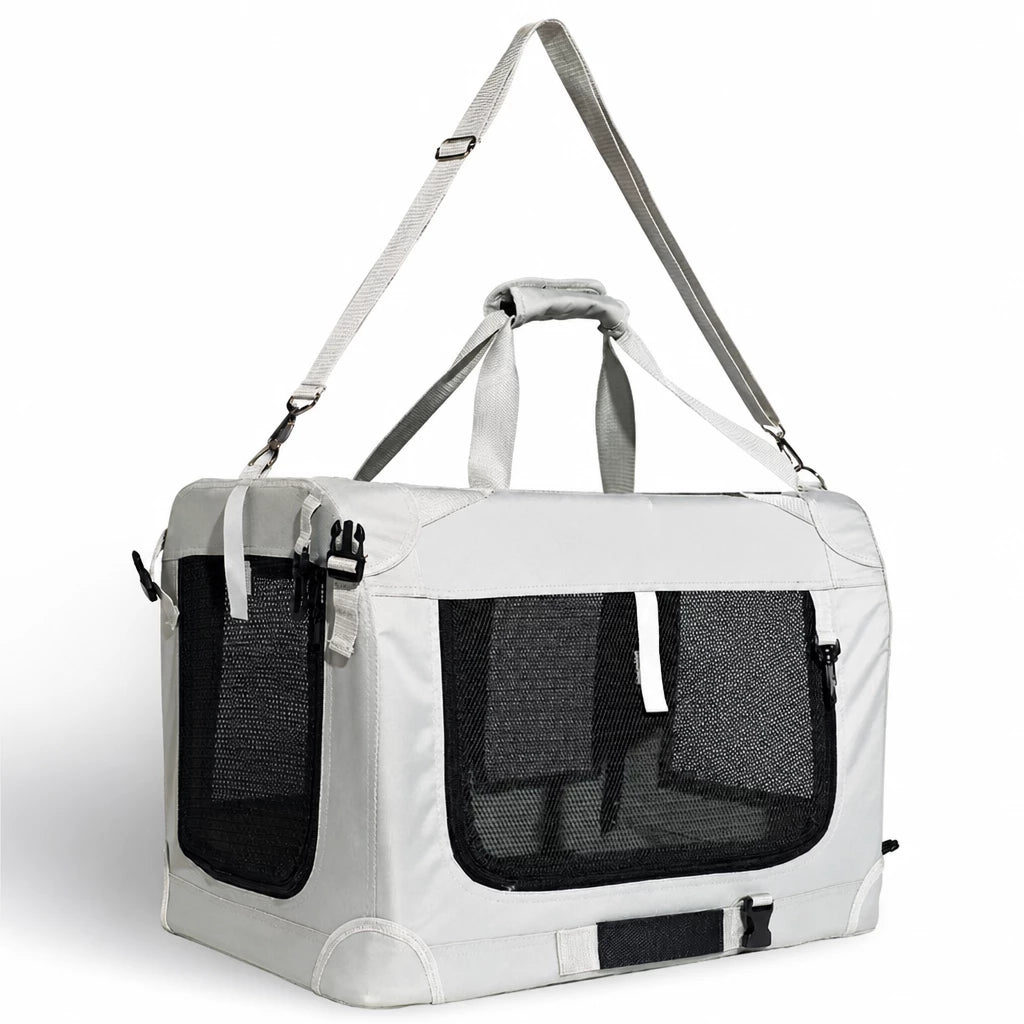 Large Foldable Pet Carrier for Cats and Dogs