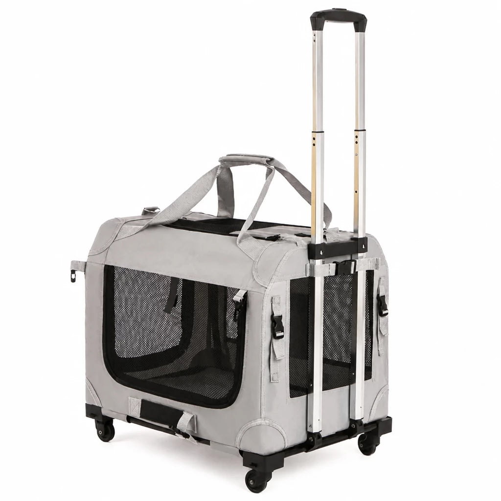 Large Foldable Pet Carrier for Cats and Dogs