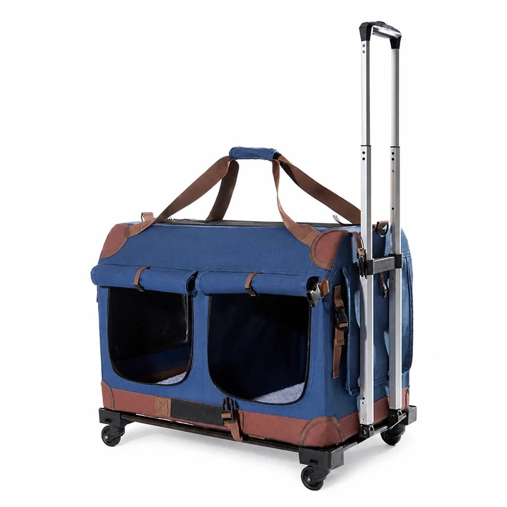 Large Foldable Pet Carrier for Cats and Dogs