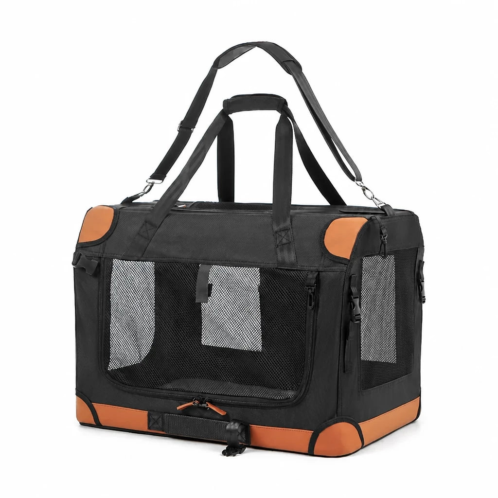 Large Foldable Pet Carrier for Cats and Dogs