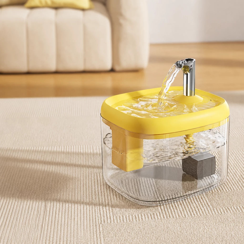 Automatic Pet Water Fountain with Quiet Circulating Flow