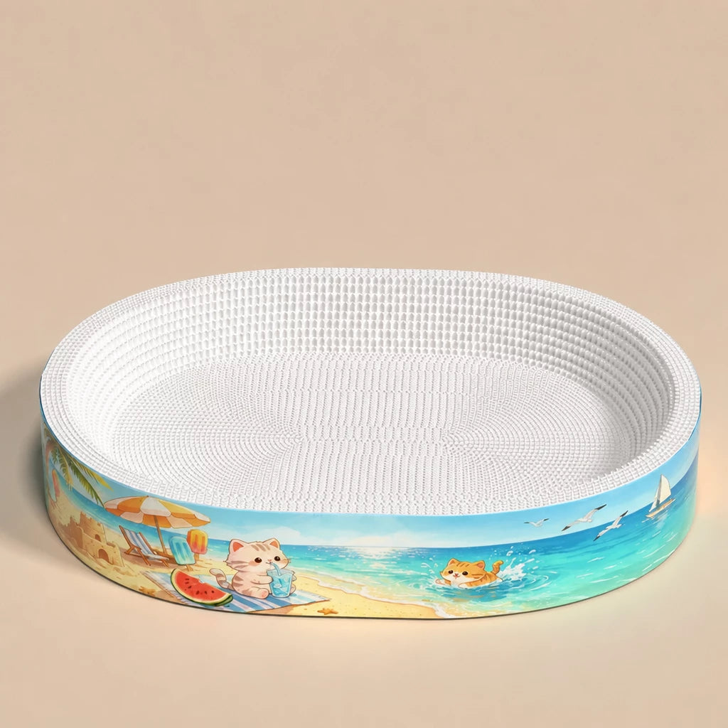 Corrugated Cardboard Cat Scratcher Lounge Bed